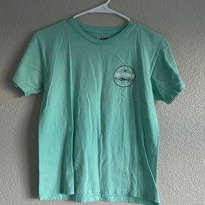 Teal Saltly Crew T Shirt